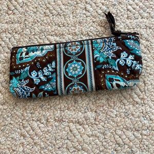 Vera Bradley Zipper pouch- Java Blue